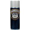 Hammerite diretto a ruggine metallo vernice spray liscia finitura argento 400 ml