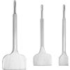 Turwen SDS Plus - Set di 3 scalpelli per piastrelle, 40 x 250 mm, 75 x 250 mm, 100 x 280 mm, scalpello SDS Plus, scalpello per piastrelle, ideale per la pulizia rapida di piastrelle, colla per piastrelle