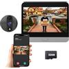 Bextgoo Spioncino Digitale WiFi con Schermo 4,3, Videocitofono WiFi 2K | Batteria 8000mAh, Grandangolo 170°, Rilevamento AI, Audio Bidirezionale, Accesso Multiutente, Visione Notturna, 32G Scheda