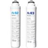 TOODO Set Di 2 Cartucce Filtranti Per Filtro Sottolavello Duo E Trio Ft82 Filtro Sedimenti Ft83 Carbone Attivo