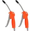 Scinouakpy 2 Pezzi Pistola Aria Compressa, Pistola di Soffiaggio 1/4 | Pistola Ad Aria Compressa, Accessori Compressore, Corpo in Plastica Isolante, Kit di Pulizia Adatto per Camion e Auto