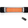 Veito - Lampada ch2500rw con telecomando ad infrarossi, 4 impostazioni, timer automatico e l'aria, carbonio, 2500 watt, ideale per terrazzi lampada a raggi infrarossi per interni ed esterni