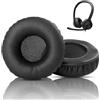 HTINDUSTRY H391 Cuscinetti auricolari di ricambio Compatibile con Logitech H390/H391/H600/H609/H760 Cuffie Cuscinetti per cuffie con Pelle proteica e memory foam