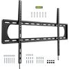 Vonhaus Staffa TV da Parete per Schermi 60-120 pollici, Ultra-Sottile Soporte TV Parete con Livella a Bolla, Fissaggio Piatto a Parete, Capacità 120kg, VESA Max: 900x600mm