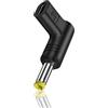 Generic Adattatore universl USB C a CC, connettore USB femmina a CC maschio con angolo di 90 gradi da 15 volt | Tipo C femmina a 5,5 x 2,5 mm, 5,2 x 2,1 mm, 4,8 x 1,7 mm, 4,0 x 1,7 mm, 3,5 x 1,35 mm, 3,0 x