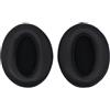 INF 1 paio di cuscinetti in pelle di pecora per cuffie Sennheiser HD 4.50BT 4.40BT, colore nero, 9 x 7 cm