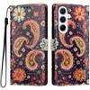 YUECXIN Cover per Samsung Galaxy A56 5G/Samsung A36 5G, Elegante Custodia Portafoglio Pelle PU con Porta Carte e Supporto, Interno TPU Antiurto, Motivo Chic per Donna, Medusa