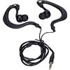 GOWENIC Cuffie da Nuoto IP68 Cuffie Sportive Impermeabili a Conduzione Ossea Wireless con 3,5 Mm Sostituisci i Tappi per Le Orecchie per Il Nuoto Corsa Surf Ciclismo Esercizio (Nero)