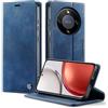 owlhold Cover per Honor Magic8 Lite Custodia Honor Magic8 Lite 5G Premium Pelle PU Portafoglio Flip Libro [Antiurto] [Blocco RFID] [Cavalletto] [Carta Fessura] Custodia per Honor Magic8 Lite - Blu