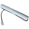 THORGEON Batteria Sostitutiva per Lampade di Emergenza 4SC 4,8V 2400mAh Ni-MH, compatibile con lampade Beghelli, OVa, Relco, Schneider- Electric. Connettore MOLex. ALTA QUALITA'