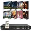 OREI 8x8 HDMI 4K Matrix Switch/Splitter, (8-Input, 8-Output) con telecomando Supporta UltraHD 4K @60Hz 4:4:4, HDR, YUV, HDMI 2.0, HDCP 2.2, 3D, 1080p, 18 GBPS - ARC, EDID (UHD-808)