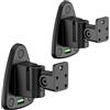 notiela Coppia di supporti da parete regolabili per Samsung HW-Q995H/Q995GD/Q995GF/Q930F/Q995C/Q995B/Q935C, supporti robusti per altoparlanti posteriori Samsung (SWA-9500S/9250S/9200S) - Foro chiave e attacco