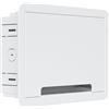 ECHOGEAR 9 in-Wall TV Media Box - Recessed TV Outlet & Network Enclosure - Works with Roku, Apple TV, Fire TV Stick, & Samsung One Connect Mini - WiFi Friendly Cable Management Kit