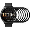 Bigqin 6 Pellicole Protettive Compatibili Con Garmin Venu 4 41mm, Soft Hd Trasparente, Copertura Completa, Impermeabile, Senza Bolle, Antigraffio, Compatibile Con Garmin Venu 4 41mm, Nero