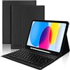 JADEMALL Tastiera per iPad A16 11 Generazione 11 2025/10 Generazione 10.9 2022 | Italiano QWERTY Tastiera Bluetooth Magnetica Staccabile con Supporto Pencil per iPad 10/11 Generazione A16 11 Pollici, Nero