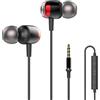 Moxtouz Auricolari in-ear con cavo, cuffie con jack da 3,5 mm, jack AUX per Samsung Galaxy A13, A14, A15, 5G, A24, A51, A52, S9, S10, lettori MP3, MP4, per iPhone SE 6 5