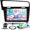 VECHTEL 4G+64G Autoradio Android 15 per VW Golf 7 2013-2018, 10.1 HD Schermo Tactile Stereo Auto co Carplay Android Auto senza Fili GPS Wi-Fi USB Bluetooth 5.0 Radio FM RDS Retrocamera