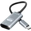 AXFEE Adattatore HDMI USB C, 4K@30Hz Adattatore USB C HDMI, Alluminio | Compatibile con iPhone 17/16/15 Pro/Pro Max, MacBook Pro/Air, iPad Pro/Air, Pixelbook, Samsung Galaxy S/Note, Dell XPS