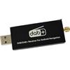 URVOLAX Adattatore dongle USB DAB/DAB+ senza antenna, compatibile con autoradio Android come UR90A, adatto per antenne originali con connettore SMA