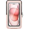 XFSRG Fascia da Braccio Porta Cellulare Telefono Polso Braccio Porta Cellulare Corsa Bracciale Smartphone da Supporto Telefono Corsa Unisex Sport Fitness (Rosa)