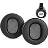 DowiTech E50BT Cuscinetti di Ricambio Pad Auricolari Compatibile con JBL Synchros S500 S700 E50 E50BT Cuffie, Comfort Pelle Proteica Memory Foam ad Alta Densità, Pad Auricolari Pezzi di Ricambio (Nero)