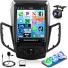 Rimoody 8 Core 4G+64G Wireless Carplay Android Autoradio 13 per Ford Fiesta MK7 2009-2016 9,7 Pollici Autoradio con Android Auto GPS Navi WiFi Mirror Link Bluetooth FM/RDS/EQ/DAB/DVR/SWC Telecamera Posteriore