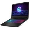 MSI Katana 15.6 144Hz FHD Gaming Laptop - (AMD Ryzen 7 8845HS, Nvidia GeForce RTX 4050, 16GB RAM, 512GB SSD, Windows 11 Home) - Nero