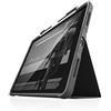 STM Bags Dux Plus Case - Custodia a libro per Apple iPad Pro 11 (2020 & 2018), colore: Nero/Trasparente [Ricarica Apple Pencil 2 Wireless I Militare Standard I Impermeabile I Stand I Wake/Sleep]