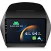 YUNTX [4+64G] Android 16 Radio Coche per Hyundai Tucson IX35(2010-2015): Supporto DAB/Bluetooth/GPS/WiFi/2 Din/10.1 Touch Screen/Comandi al volante/4G/RCA/USB/CarPlay