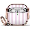 Maxjoy Custodia per AirPods 5 e AirPods 4, con doppia chiusura sicura, da donna | Custodia protettiva per Apple Air Pods 5/4, antiurto, per ragazze, con moschettone