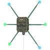 WAVLINK AX3000 Outdoor WLAN Ripetitore Greenwood, Dual Band Outdoor Access Point WiFi6 (2.4G/573M + 5G/2402M) con antenne attive/passive PoE, 6x7dBi, alloggiamento IP67 resistente alle intemperie,