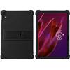 FKQLH Custodia per Lenovo ThinkTab X11 Gen 1 10,95 Pollici TB353FU/TB353ZU, Silicone Morbido Skin Leggero Custodia Protettiva per Bambini Supporto Cover, Nero