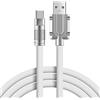 Generisch Cavo USB di ricarica rapida da 15 m, cavo dati USB-C, 120 W, super veloce, tipo C, in silicone, compatibile con smartphone Android e tablet (bianco, U)