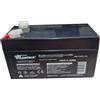 Trustech Batteria AGM 12V 1.3Ah Ricaricabile al Piombo Sigillata Senza Manutenzione per Allarmi, Emergenza, Centraline, Automazioni e Sistemi di Backup