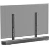 notiela Supporto Soundbar per Soundbar Samsung, LG, Sony e Vizio, per montaggio VESA (200-600 mm), altezza regolabile, montaggio sopra o sotto il televisore senza foratura a parete, portata fino a 6,8 kg / 15
