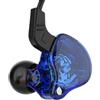 Zunate QKZ AK6 Cuffie Sportive HiFi con Diaframma in Grafene con Bobina Dinamica con Microfono Giallo Adatto per PC Auricolare + TPE (BLUE)