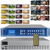 ICUIXIAN Matrice HDMI 16x16, 4K60 Hz, HDMI 2.0, HDCP 2.2, 18 Gbit/s, EDID, UltraHD YUV 4:4, rack 16x16 HDMI switch matrice supporta Web GUI, RS-232 e telecomando, 4K e 1080p contemporaneamente