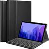FINTIE Tastiera Compatibile con Galaxy Tab A7 10.4 (2022/2020), Nero | Tastiera AZERTY Francese Bluetooth senza fili, custodia protettiva sottile multi-angolo