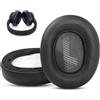 HTINDUSTRY Live 650 BTNC Cuscinetti auricolari di ricambio compatibile con JBL E65 (E65BTNC)/Live 650 (650NC 650BTNC)/Duet NC Over-Ear Cuffie Cuscinetti per cuffie con Pelle proteica e memory foam