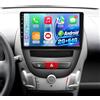 Volxcereo Autoradio Android per Toyota Aygo/Peugeot 107 / Citroen C1 2004-2014 | 2+64 GB Radio 10 pollici Schermo con Wireless Carplay & Android Auto, Wi-Fi, GPS, Bluetooth, FM/RDS