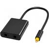 SEASJHBAY Splitter Toslink 1 in 2 uscite, splitter ottico SPDIF per TV Soundbar | Splitter ottico Toslink 1 a 2, splitter audio SPDIF con connettori placcati in oro per amplificatore TV Soundbar.