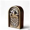 ALDNMBR Radio Vintage Con Altoparlante Bluetooth E Riproduzione Da Scheda Tf, Radio Portatile A Onde Corte In Stile Retrò, Corpo Con Finitura Effetto Legno, Ideale Per Casa, Cucina, Esterni E Come Idea