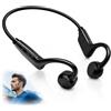 Veridius Cuffie Conduzione Ossea Bluetooth 6.0 Cuffie Sport Wireless | Orecchie libere con microfono 8H di autonomia ultraleggero 22g impermeabile IPX8 MP3 per corsa in bicicletta fitness ufficio
