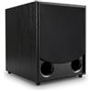 Herdio Subwoofer da 10 pollici, subwoofer attivo da 800 W per home theater con 200 W RMS, bassi profondi da 40 Hz, amplificatore di classe AB, crossover regolabile e doppi ingressi, alloggiamento in