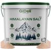 GiDeli Sale dell'Himalaya Fino 5kg, Sale di Cristallo Rosa, Sale Naturale | Sale da Tavola, Sale da Bagno e Sali Rilassanti, Salgemma del Punjab Pakistan