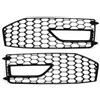 MOTOHIRO 2Pcs Auto Paraurti Anteriore Fendinebbia Griglie Griglia A Nido D'ape Copertura Fit for Audi A4 B8.5 RS4 S-line 2013-2016 8K0807681L 8K0807682M Griglia dei fendinebbia