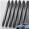 WHLYQF 6 Pezzi Protezione per Portiere Auto per BMW 1 3 5 6 Z4 X1 X3 X5 Series E46 E60 E61 E63 E64 E70 E71 E72 E90 E91 E92, Strisce Protettive per Portiera Auto, Auto Strisce anticollisione