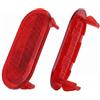 Tolanev 2 Catarifrangenti Portiera Auto Rossi Catadiottri Pannello Porta 6Q0947419 | Plastica ABS Robusta, Sicurezza Notturna, Montaggio a Scatto Rapido Senza Attrezzi, Ricambio Diretto Standard OEM Esatto