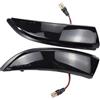 Eshgtuo Lampada Freccia Retrovisore Specchietto Indicatore Direzione Dinamico LED 8A61-13B381-AF 1542153 Per Ford Per Fiesta Mk7 Per B-Max 2008-2011 2012 2013 2014 2015 2016 2017(Blue-Yellow)