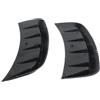 Mixabloem Spoiler laterale per paraurti anteriore per Mercedes Classe A W177 A200l 2018-2022, deflettore per diga d'aria, in plastica ABS, nero lucido effetto carbonio (effetto carbonio)